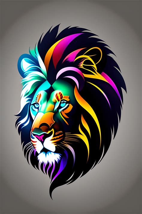 Lexica Abstract Lion Logo Geometric Lion Logo Abstract Logo Logo
