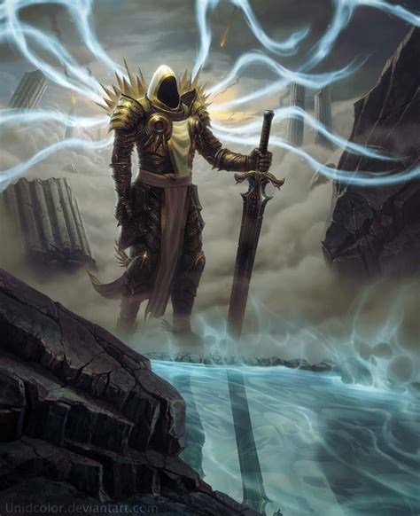 Image Tyrael Diablo 3 Art By Unidcolor Playstation All Stars