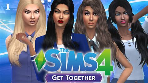 Lets Play The Sims 4 Get Together Part 1 Creating Peerless Posh