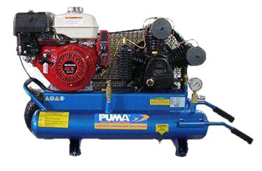 Puma TUE-8008HGE 8 Gallon 8 HP Two Stage Honda Electric Start Air Comp