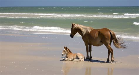 Outer Banks North Carolina Wild Horses