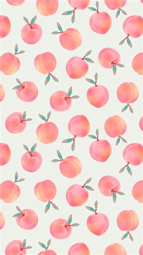 peaches | Peach wallpaper, Fruit wallpaper, Cute patterns wallpaper