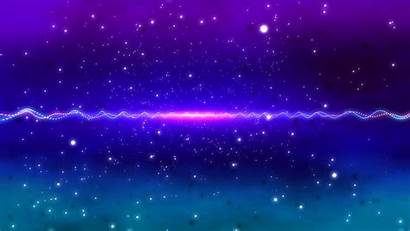 Neon Purple Space 4k Background Moving Stars