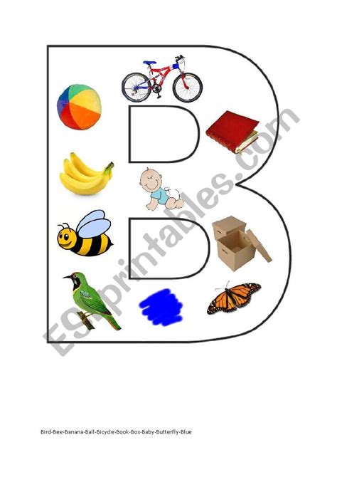 Alphabet B Puzzle Game Esl Worksheet By Dente18