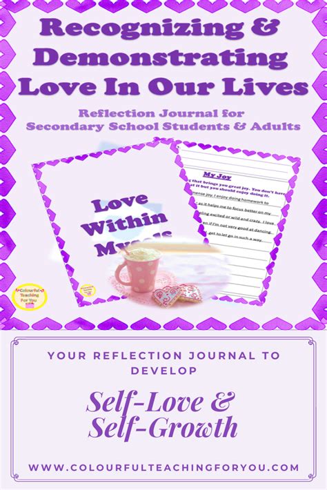 Self Love Reflection And Writing Prompts For Secondary School Students