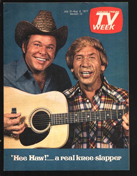 Tv Week 861977 Chicago Tribune Hee Haw Roy Clark Buck Owens Local Tv Listings Vf 1977
