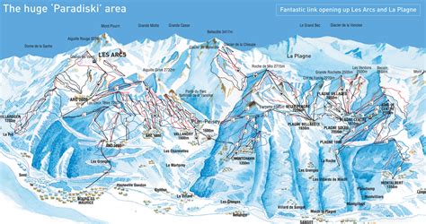 Les Arcs Piste Map Map Of The World