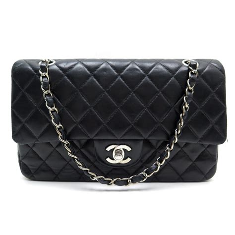 Sac A Main Chanel Timeless Classique En Cuir Noir