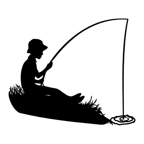 Download boy fishing FREE SVG | Fish silhouette, Silhouette ...