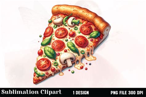 Watercolor Pizza Clipart Graphic By Vertex Creative Fabrica