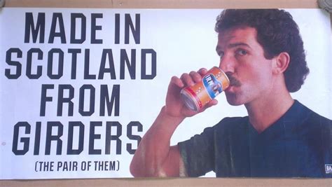 Graeme Souness Irn Bru Advert Irn Bru Scotland Glasgow