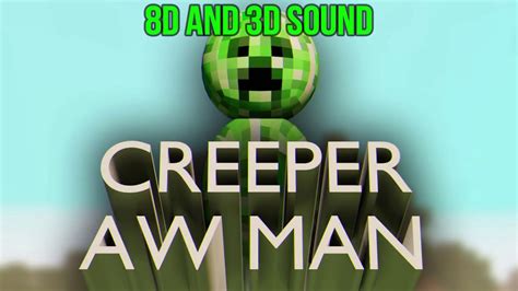 Minecraft Song Creeper Aw Man
