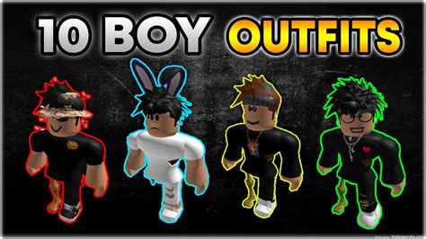 6 Aesthetic Roblox Outfits Boys Youtube