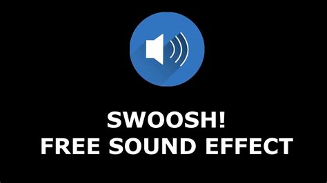 Swoosh Cutting Air Sound Effect Sfx Youtube