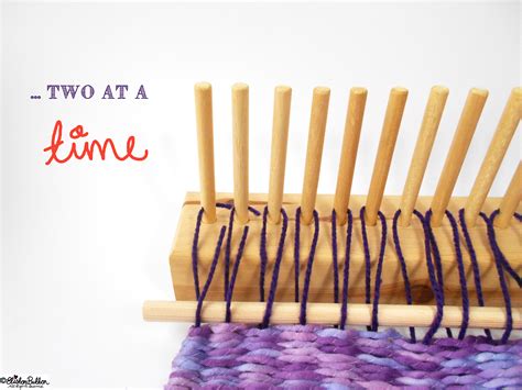 Tutorial Tuesday - Peg Loom Weaving - Part Two - Eliston Button | Loom