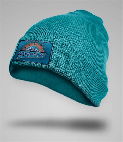 Free Hd Beanie Embroidered Patch Psd Mock Up Behance