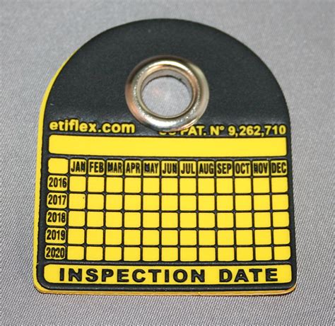 If damage is found to have occurred when an equipment inspection takes place, then the piece of equipment in question must be replaced or repaired. Inspection Tags For Safety Harness | HSE Images & Videos ...