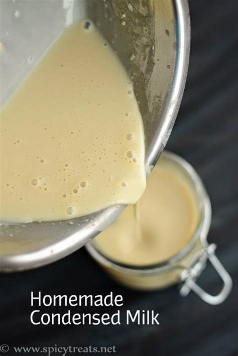 Spicy Treats Homemade Condensed Milk Recipe How To Make Sweetened 49920