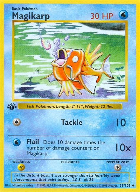 Magikarp 35102 Base Set Base Set Pokemon Trading Card Game