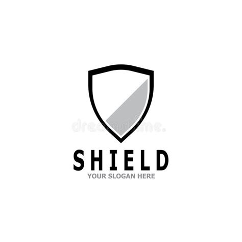 Shield Protection Logo Vector Illustration Stock Illustration