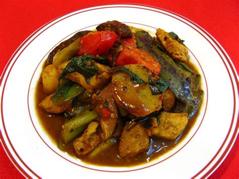 ©justonecookbook.com content and photographs are copyright protected. Duck Soup Easy: Basil Tomato Curry Chicken and Mixed ...