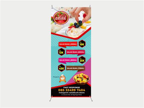Salad X Banner by Kad Printing.bn on Dribbble