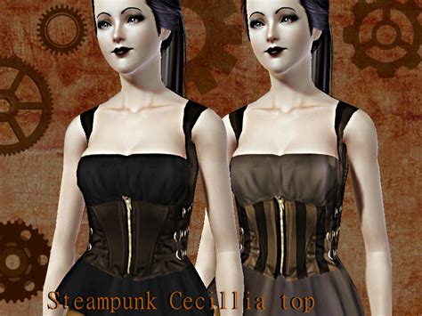 The Sims Resource Steampunk Cecillia Toptd