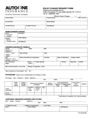 An auto dealer's errors and omissions insurance policy is just one example of car dealership insurance requirements; Change Request Template Forms and Templates - Fillable forms & Samples for PDF, Word