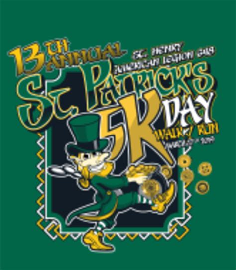 St Patricks Day 5k Runwalk Saint Henry Oh 5k Running
