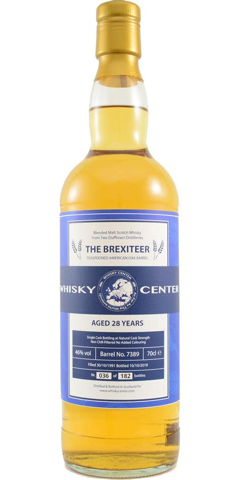 The Brexiteer 1991 WhCe - Ratings and reviews - Whiskybase