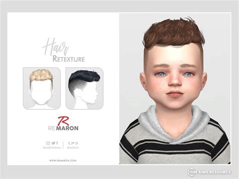 The Sims Resource Bryan Toddler Hair Retexture Mesh Needed