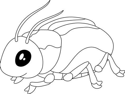 Beetle Kids Coloring Page Great for Beginner Coloring Book 2381162