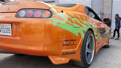 Toyota Supra 2jz Twin Turbo Paul Walker Fast And Furious 1 Youtube