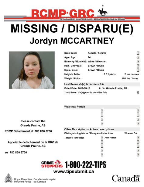 Update Teen Girl Reported Missing From Grande Prairie Area Found Safe My Grande Prairie Now