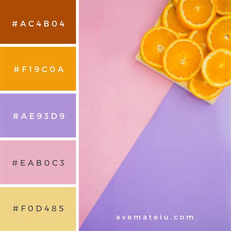 20 Summer Color Palettes And Hex Codes Ave Mateiu