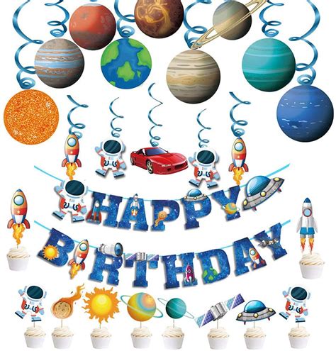 Buy Tasipa Space Themed Birthday Party Decorations Outer Space Party