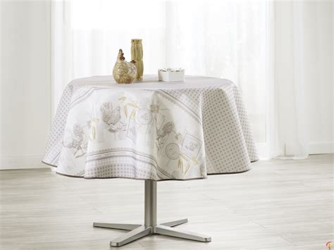 Soyez le premier à commenter ce produit. Nappe ovale anti tâche - Maison de campagne blanc - MyCazza