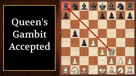 The queen's gambit's amazing cast: Basics of Queens Gambit Accepted - YouTube