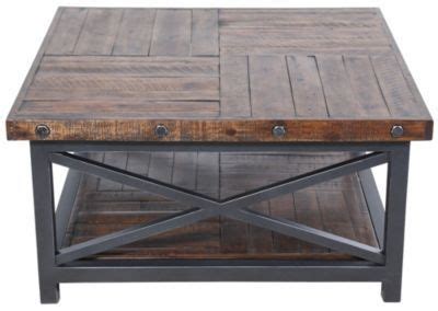 Check spelling or type a new query. Flexsteel Carpenter Dark Square Coffee Table | Homemakers ...