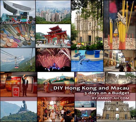3 Days Hong Kong And Macau Itinerary Diy Travel Tips Ambot Ah