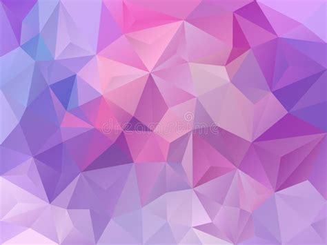 Vector Abstract Polygon Background With A Triangle Pattern In Pastel