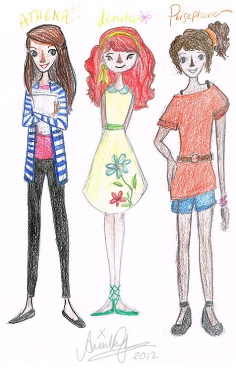 The Homeschooled Mermaid: Greek goddess drawings