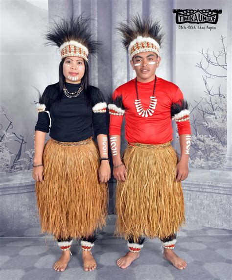 Contoh Desain Baju Adat Papua 1001desainer