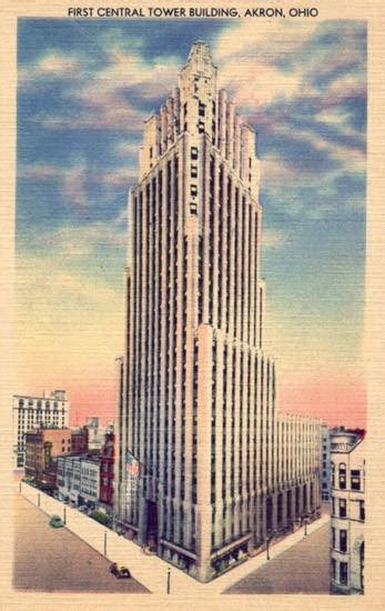 First Central Trust Building Akron Ohio Photos Then And Now On