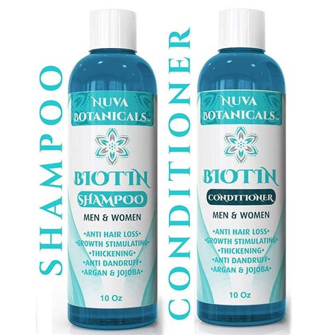 Biotin Shampoo And Conditioner Set For Hair Growth Natural Thickening