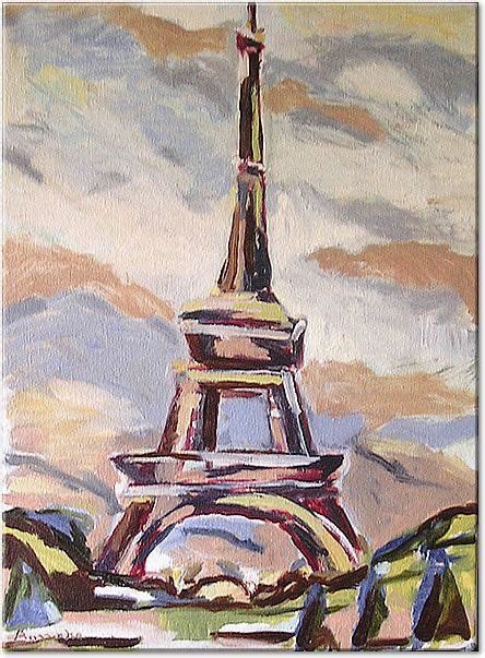 Paris ♥ Eiffel Tower ♥ Painting