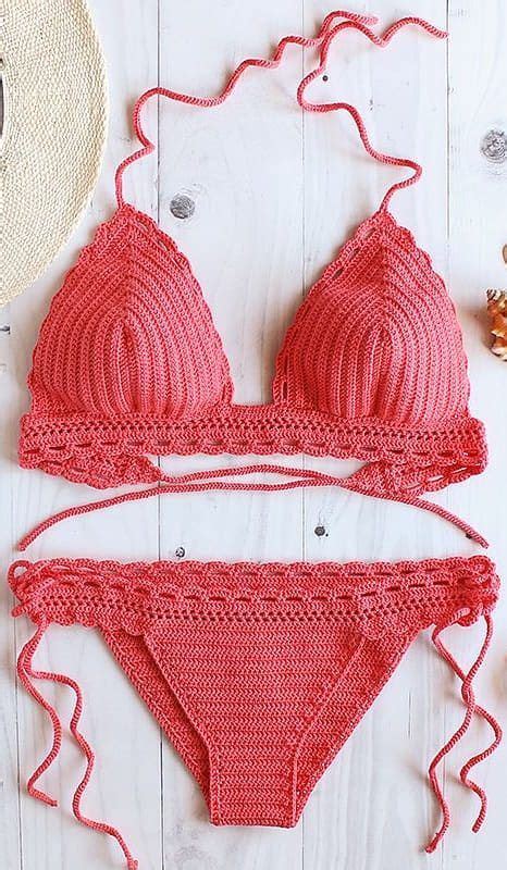 Este Es El Bikini De Ganchillo M S Vistoso Y Hermoso Moda Mujer