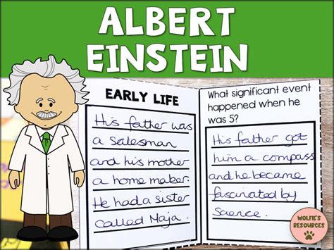 Albert Einstein Activities Etsy