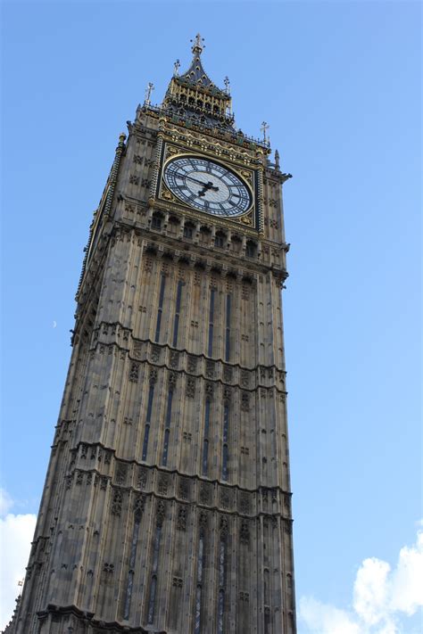 free images window clock time sight tower church big ben england london clouds