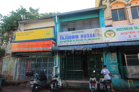 The best daytime nasi kandar in penang cheap market foods malaysia. Restoran Tajuddin Hussain, George Town
